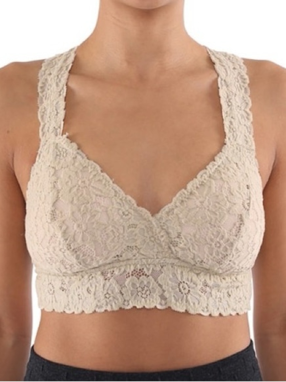 🌿5/$25 NoBo Beige Lace Bralette
